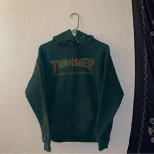 Thrasher midnight green hoodie